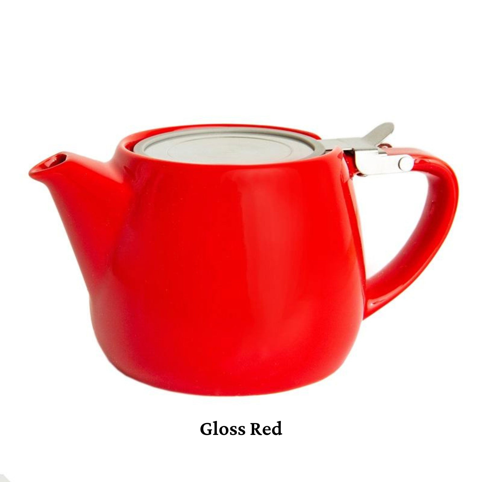 Pluto Teapot 16 oz - Gloss Red