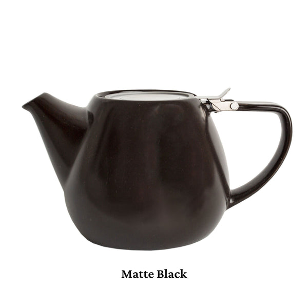 32oz Jupiter Teapot Matte Black