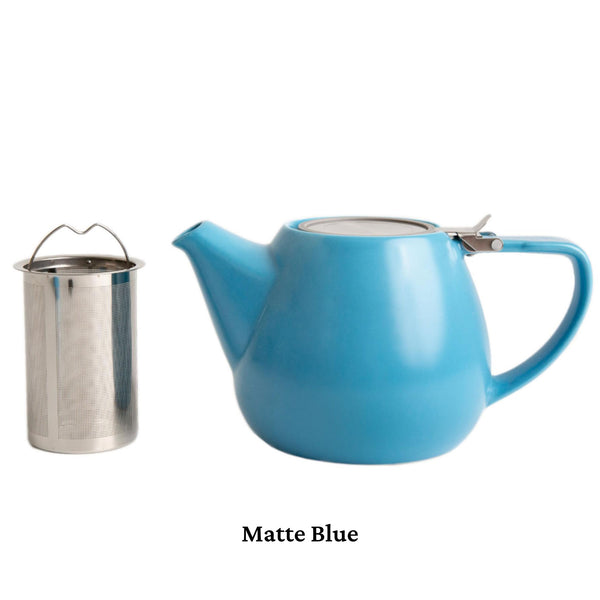 32oz Jupiter Teapot Matte Blue