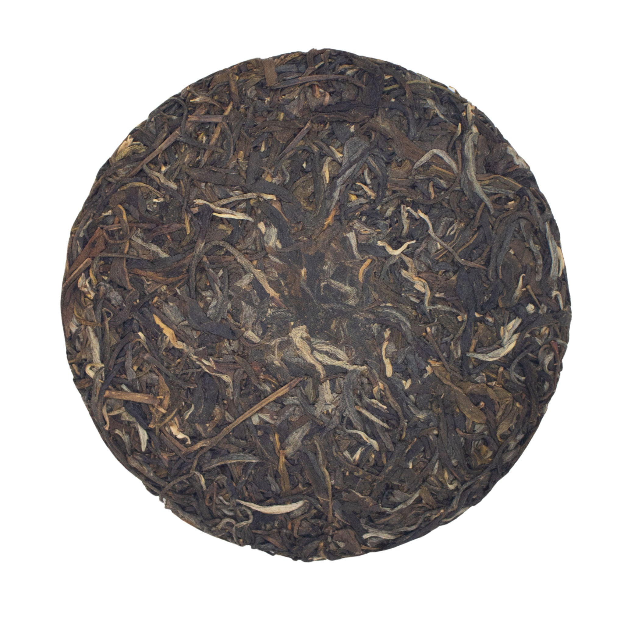 Reverence Raw Puer Cake unwrapped